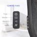 Comfier Cordless Shiatsu Back Massager with Heat - Rechargeable Chair Pad, Portable and Adjustable Intensity - Ideal Gifts, Cordless Dark Gray - Buy Online on GoSupps.com