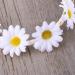SOLUSTRE Daisy Flower Headband Boho Sunflower Crown Hair Wreath Floral Garland Crown Boho Headpiece Bridal Hair Band (White) - Buy Online on GoSupps.com