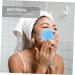 Healeved Face Pore Handheld Brush Facial Brush Silicone Bristles Face Cleaning 11.20X5.10X3.50CM Blue - Buy Online on GoSupps.com