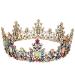 Vofler Vintage Queen Baroque Tiara | Crystal Rhinestone Crown for Women | Perfect for Wedding, Prom, Pageant, and Costume Parties - Buy Online on GoSupps.com
