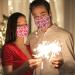 ZQP Christmas Valentine's Day Face_Masks for Adult Resuable Washable Printed Couples Face Bandanas Bride Groom Fashion Letter Design Novelty Face_Cover for Adult Women Men - Buy Online on GoSupps.com