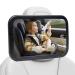 Mirror car baby large 360 car mirror baby back seat breast -proof large field of vision clear picture suitable for all kinds of headrests (30x19cm)
