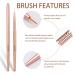 JASSINS Nail Art Liner Brushes Set - Rose Gold - Striping Thin Long Line Design Brush Pens - 3 sizes (7mm/9mm/11mm) - Buy Online on GoSupps.com