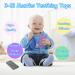 2-Pack Silicone Baby Teething Toys | BPA-Free Mobile Phone Teether for Babies 6-12 Months | Soft-Textured Chew Toys | Purple+Green - Buy Online on GoSupps.com