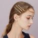 100 Pcs Gold Bobby Pins - Metal Twist Hair Clips for Women's Thick Long Updo Hair Style - Buy Online on GoSupps.com