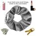 Premium Velvet Hair Tie Scrunchies with Hidden Zipper Pocket - 12 Pcs for VSCO Girls & Women | Chiffon Leopard Dots Plaid Hair Accessories - Buy Online on GoSupps.com