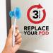 Steripod Clip-On Toothbrush Protector - 8 Count Multicolor Pack for Ultimate Hygiene - Buy Online on GoSupps.com