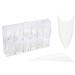 100 pcs. Tip Box Stiletto french - nail tips artificial nails art nail tips