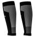 Compression Calf Sleeves - Graduated Performance for Running Sports Recovery Shin and Leg Muscle Support - 1 Pair (Large/XL Black/Gray) Large/X-Large Black/Gray