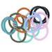 NELJIBEHU Candy Color 14 Pcs Spiral Hair Ties - Multicolor Medium Coil elastics Telephone Cord Plastic Hair Ties (7 Colors) - Buy Online on GoSupps.com
