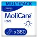 MoliCare Pad Day: Anatomically shaped incontinence pads for protection in case of mild bladder weakness 12x30 pieces Day 360 pieces
