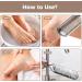 Easkep Corneal Remover - Stainless Steel Hornhaut Trash Foot Scraper for Dead Skin Removal - Durable Corneal File for Smooth Feet - Buy Online on GoSupps.com