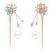 FRCOLOR Rhinestone Hair Stick Hairpin - Blue Chinese Hair Chopsticks for Women and Girls - Buy Online on GoSupps.com