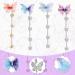 Shop Wllhyf 8-Piece Butterfly Hair Accessories Set - Movable Fabric Butterflies with Removable Rhinestones - International Shipping Available - Buy Online on GoSupps.com