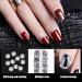 Nail Gems 4 Boxes Flatback Mixed Crystal Rhinestones for Nails Shiny Nail Rhinestones Diamonds for Nail and Face Art Design Decoration DIY Crafts - Buy Online on GoSupps.com