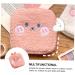 ABOOFAN Cute Rabbit Shape Cosmetic Towels - 3 Pack Travel Napkins for Girls | Perfect for Makeup & Pocket Convenience | 14x14cm - Buy Online on GoSupps.com