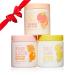 Revitalize Your Skin with Our Body Scrub Trio: Orange Peach & Lemon International Shipping Available - Buy Online on GoSupps.com