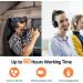 LEVN Bluetooth Headset with AI Noise Cancelling & Mute Button | 60 Hrs Working Time | Trucker Wireless Headphones | Ideal for Home Office & Remote Work - Buy Online on GoSupps.com