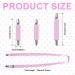 PEUTIER 4pcs Mitten Clips and Hat Clip Elastic Stainless Steel Winter Glove Clips Glove Attachment Clips Mitten Holder String Attachment Straps for Toddlers Kids Adults Pink - Buy Online on GoSupps.com