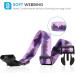 Shop Heele Purple Dog Collar for Small & Medium Dogs | Adjustable & Comfortable Patterned Collars for Puppies (XS: 21.6-28cm) - Buy Online on GoSupps.com