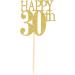 Unimall 24 Pieces Gold Glitter Number 30 Birthday Cupcake Toppers Happy 30th Cupcake Picks Mini Cake Decorations for Youth 30 Years Old Birthday Anniversary Party Supplies - Buy Online on GoSupps.com