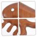 Healvian 5-St Massage Comb | Ergonomic Sandalwood Acupuncture Hair & Scalp Massage Tool - Buy Online on GoSupps.com