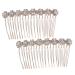 DOITOOL Comb Hair Clip Hair Pin Hair Barrettes Rhinestone Bobby Pins Accessories Alloy Bride