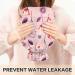 NAANLE 2L Hot Water Bottle with Cover - Watercolor Flowers Pink - Back Pain Relief Hand & Foot Warmer Neck Therapy - Buy Online on GoSupps.com