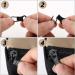 12 Pack Zipper Sliders - Durable Replacement Zipper Pulls for Suitcases Backpacks & Clothes - Black Zip Repair Solution - Buy Online on GoSupps.com