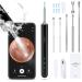 Ear Wax Removal Ear Wax Camera 1080P FHD Earwax Cleaner Set Wireless Ear Wax Removal Tool with 6 LED Light for Kids  Adults Pets(New Version) Black