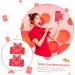 TEHAUX 2pcs 2022 Red Envelope Frosted Money Pouch Chinese Gift 2022 Hong Bao Lucky Money Envelopes Lovely Red Packet Li Xi Red 2022 Red Packet Wedding Red Packet See Supplies Fold Paper As Shown 17.8X14.8X1cm - Buy Online on GoSupps.com