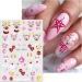 Christmas Nail Stickers 9 Sheets Self-Adhesive Nail Decal Snowman Snowflake Tree Nail Art Decoration Design Supplies - Buy Online on GoSupps.com