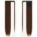 JJstar 70 cm Long Straight Ponytail Hairpiece - Medium Brown Synthetic Hair Extension for Women & Girls - Buy Online on GoSupps.com