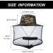 PINKXHY 4 Pieces Mosquito Head Mesh Mosquito Cap Net Hat Face Cover with Zipper Foldable Fly Protection Netting Hat for Fishing Hiking Gardening Green - Buy Online on GoSupps.com