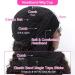 VIVIBABI Brazilian Curly Human Hair Headband Wig 20 Inch 10A Unprocessed None Lace Front 180% Density Machine Made Natural Color - Buy Online on GoSupps.com