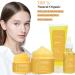 SilkNatur Turmeric+ Vitamin C Facial Kit - 4 Steps to Pure Glowing Skin - Contains Vitamin C Cleanser Scrub Serum and Cream - Buy Online on GoSupps.com