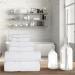 Nova Luxury Linen - Hotel Quality Turkish Towel Set (6 Pcs, Pure White) - Buy Online on GoSupps.com