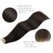 Salife 20Pcs 50cm Dark Brown Remy Tape Extensions | Real Hair Skin Weft | Silky Straight #2 - Buy Online on GoSupps.com