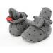 TMEOG Baby Booties Slippers | Infant Winter Shoes for Boys & Girls 6-12 Months | Dark Grey Star Design - Buy Online on GoSupps.com