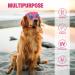 Buy Ownpets Anti-UV Dog Glasses | Windproof Adjustable Sunglasses for Medium & Large Dogs - Pink Frame Silver Lens - Buy Online on GoSupps.com