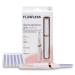 Finishing Touch Flawless Dermaplane Glo Sonic Lighted Facial Exfoliator Electric Vibrating Dermaplane Razor for Dermaplaning Facial Hair Removal 6 Replacement Heads