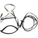 HKM riding bridle -Mexican Style- with lambskin padding thoroughbred black thoroughbred black