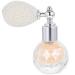 LALAFINA 1pc Body Air Bag Powder Cosmetic Sequins Body Powder Sprayer Dusting Powder Eyeshadow Powder Spray Hair Glitter Spray Body Shimmer Powder Highlighter Decor Miss Makeup Decorate Champagne gold 7x5.5cm