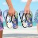 Buy Mnsruu Flower & Butterfly Flip-Flops - Multicolored Perfect for Home Hotel Spa & Travel - Unisex M & L Sizes - Buy Online on GoSupps.com
