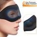 3D Contoured Sleep Eye Mask - Blackout Blindfold for Travel - Adjustable Soft & Comfortable Light Blocking Eyeshade for Men & Women - Buy Online on GoSupps.com