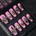 Temperament Enhancement Nail Patch Sweetheart Girl Wears Nail Exclusive System (10-Piece Pack) (Size : L) Large