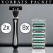 Men's Disposable Razors - 2 Razors + 40 Replacement Blades - Wet Shave High-Quality International Shipping - Buy Online on GoSupps.com