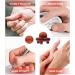 Gleavi Hand Tools Set | 2-Piece Massage Roller & Face Massage Device | Wood Massage Tools for Relaxation | Hand Exercise Balls & Neck Massager - Buy Online on GoSupps.com