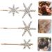 FRCOLOR 1 Star Hairpin Rhinestone Hair Clips Hairpins for Girls Bride Headpieces for Wedding Pearl Hair Accessories Valentine Day Present Bobby Pin Hair Clips Sparkly Barrette Clip 7X3cm Golden - Buy Online on GoSupps.com