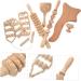 Plafope 5-St Massage Device Beech Wood Cat Ears Foot & Body Massage Tools Gua Sha Ridge Facial Tools & Leg Roller Scratching Stick Shop Now for Global Shipping! - Buy Online on GoSupps.com